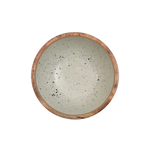 Tazón DE SERVICIO DE MADERA impreso redondo decorativo de latón AK en multicolor para utensilios de cocina y detalles de decoración de vajilla - Product Image 3