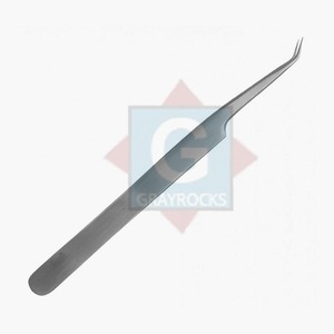 Pinzas profesionales para extensión de pestañas, instrumentos de belleza de acero inoxidable, pinzas curvas para pestañas - Product Image 2