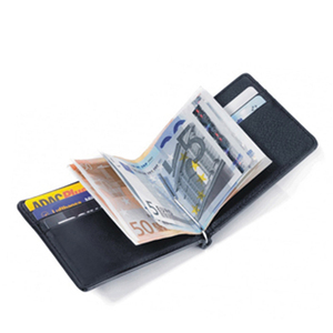 Portefeuilles en cuir véritable avec pince à billets et porte-cartes promotionnels 2023 / Nouveauté, dernier modèle de portefeuille en cuir avec pince à billets - Product Image 5