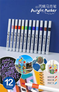 Set di pennarelli acrilici 60 colori ad asciugatura rapida per disegno e artigianato - Product Image 5