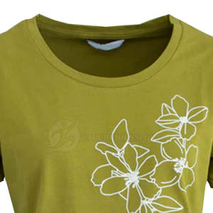 T-shirts les plus populaires pour femmes T-shirt personnalisé avec impression bouffante pour femmes T-shirts de la meilleure qualité pour les femmes - Product Image 2