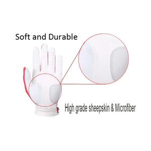 Gants de golf en cuir Cabretta de haute qualité pour hommes, durables, protégés contre les UV, personnalisables par la fabrication directe aux normes internationales - Product Image 3