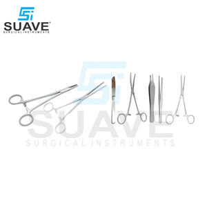 Kit quirúrgico veterinario OEM de 28 piezas animales cirugía veterinaria herramientas de acero inoxidable por instrumentos quirúrgicos SUAVE - Product Image 4