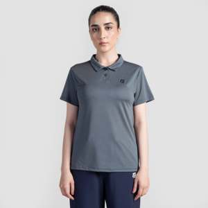 Camisa Polo Pulse Gris para Mujer - Product Image 1