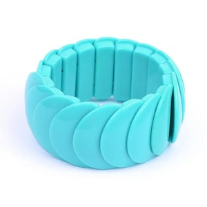 Bracelets en résine acrylique faits main 2026, multicolores, empilables, design tendance, bijoux fantaisie mignons, accessoire unisexe, mariage, femme - Product Image 3