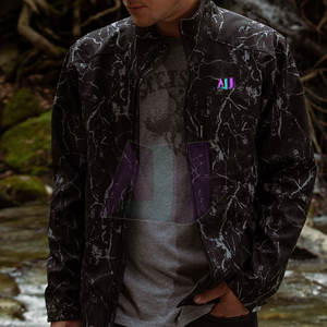 Veste Softshell d'hiver pour homme, logo personnalisé sur le devant, écologique, respirante, légère, tissu nylon/polyester, haute qualité - Product Image 3