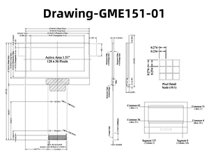 Màn hình OLED trong suốt ssd1309 24p SPI;I2C 128x56 1.51 inch Màn hình OLED trong suốt - Product Image 4