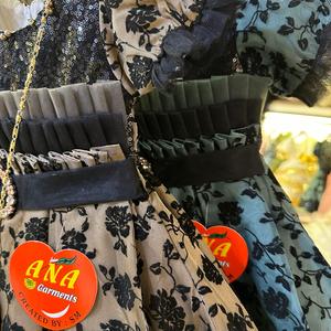 Nouvelle collection de robes de princesse à fleurs brodées dernière conception de vêtements pour bébé fille avec perles - Product Image 6