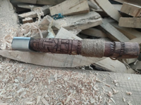 Magnifique hache à pizza forgée à la main, à dos plat, style Viking, couteau de camping à manche en bois, en acier au carbone, de qualité industrielle