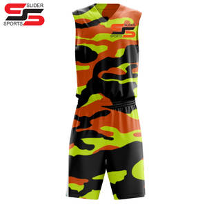 Maillots de basket-ball personnalisés vêtements de basket-ball pour hommes sublimation complète respirant jeunesse ensemble complet uniforme de basket-ball Kits complets - Product Image 6