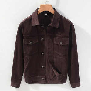 เสื้อโค้ทยาวทรงกระดุมแถวเดียวสำหรับผู้ชาย, เสื้อโค้ทฤดูหนาวผ้าย้อมสี - Product Image 3