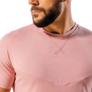 Nouvelle collection tendance, t-shirts musculaires de haute qualité 100% coton, séchage rapide, respirant, fabriqués au Pakistan, prix bas pour hommes - Product Image 4