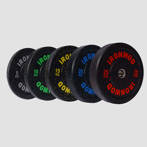 Plaques de poids en <span class=keywords><strong>caoutchouc</strong></span> <span class=keywords><strong>naturel</strong></span> de haute qualité, élégantes, pour la musculation en salle de sport, Hitemp - Product Image 6