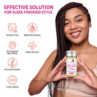 Kit d'outils de coiffure Gel de tressage spray brillant cire pour cheveux Logo personnalisé et échantillon Frais de premier échantillon remboursables lors de la commande en gros