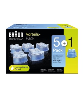 Cartouche de nettoyage Braun CCR5 + 1 Clean & Renew, 6 pièces - Product Image 5