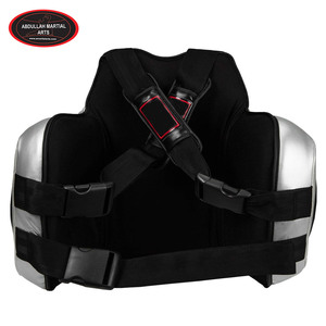 Oem servicio personalizado contraste de color buena venta hacer propio PU cuero boxeo vientre guardia por ABDULLAH artes marciales - Product Image 2