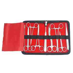 Ensemble d'instruments chirurgicaux de la meilleure qualité, ensemble de 9 pièces, instruments médicaux de chirurgie générale, ensemble chirurgical de base en matériaux de haute qualité - Product Image 1