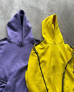 Sweat-shirt pullover vintage délavé pour hommes de haute qualité 100% coton baggy délavé à l'acide Boxy à capuche pour l'hiver - Product Image 2