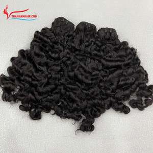 สินค้าใหม่!! ผมต่อแบบเวียดนาม14นิ้วสีดำธรรมชาติฝอยอบไอน้ำขนาดใหญ่ - Product Image 6