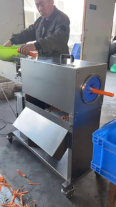 Machine à éplucher les carottes industrielle entièrement automatique, moteur 220V 0.1W, puissance pour usage commercial, traitement des légumes, longue durée de vie - Product Image 3