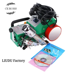 [High Quality] Liudu factory banner sign welding machine hot air welder Inkjet cloth/black background mesh cloth seaming machine