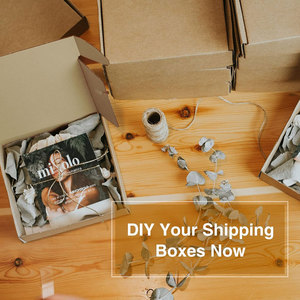 Cajas de envío pequeñas de cartón corrugado Marrón: cajas de correo ideales para pequeñas empresas, embalaje a granel - Product Image 4