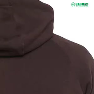 Sweat à capuche zippé épais unisexe, couleur unie, fermeture éclair intégrale, style décontracté, 100% coton molletonné/éponge française, séchage rapide - Product Image 3