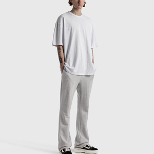 Pantalon de survêtement en molleton non tissé pour homme avec logo personnalisé, coupe-vent, couleur unie, grande taille, respirant, écologique, avec cordon de serrage - Product Image 1
