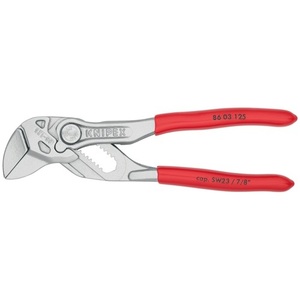 KNIPEX 125mm Pliers Wrench Chrome-Plated with Plastic Coating 23mm <b>Clamping</b> Width - Product Image 3