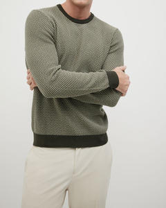 Essential New Unique Modern Fit Elastic Cuffs Knitwear Sweatshirt For Men Trending Soft Warm Modern Fit Casualwear Sweatshirt - Product Image 1