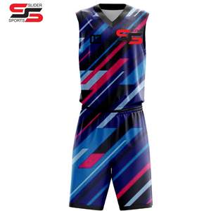Conjunto de camiseta de baloncesto uniforme 2025 de alta calidad profesional sublimación personalizada mejor uniforme de baloncesto último diseño - Product Image 3