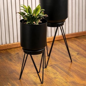 Macetas colgantes de Metal de alta calidad, diseños de moda para el hogar y el jardín, eleva tu espacio con la decoración del balcón y la sala de estar - Product Image 3