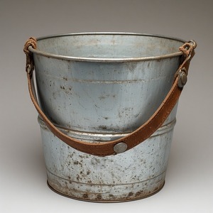 Maceta decorativa de cuero galvanizado con acabado de pátina martillada rústica artesanal hecho a mano que ofrece acento elegante para interiores - Product Image 3