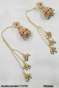 Pendientes de joyería de moda, joyería para mujer, joyería de perlas impresionante para mujer, accesorios de diseñador clásicos chapados en oro personalizados - Product Image 3