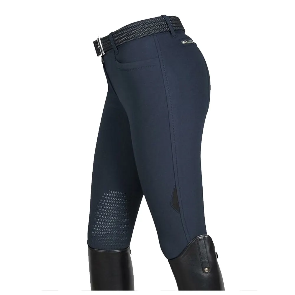 Trendy Hot Selling Riding Breeches Horse Leggings Equestrian Clothing Customized Horse Riding Tights with Phone Pockets Yoga