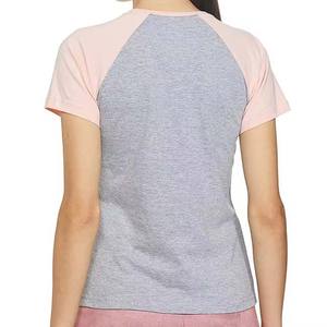 Camiseta Deportiva de Verano para Mujer, Cuello Redondo, Bloques de Color, Manga Corta Regular, 100% Algodón Jersey 220GSM, Marca de Moda, Superventas - Product Image 2