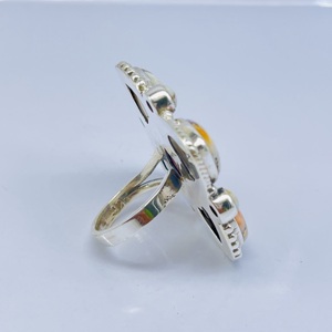 Belle bague coeur 925 bague en argent Sterling bague à la main belle bague Boho bague Designer bague bague de mariage bague Vintage cadeau - Product Image 4