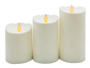 Confezione da 3 candele decorative a LED (GSC 204800001) - Product Image 1