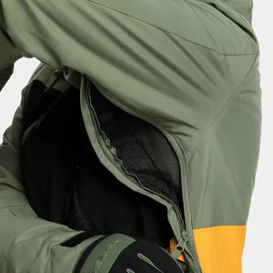 Vente en gros Meilleure vente Coupe-vent long en cuir pour homme Meilleur état Veste de pluie d'hiver à lettres avec support pour homme - Product Image 3