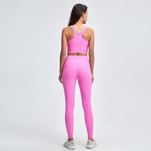 Ensemble soutien-gorge et short de sport à une épaule à impact élevé pour femmes XL vente en gros de vêtements de sport Leggings de yoga - Product Image 3
