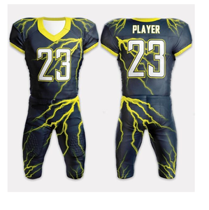 Uniformes y Camisetas de Fútbol Americano Personalizadas, Variedad de Diseños, Uniforme de Fútbol Americano, Sublimación - Product Image 4