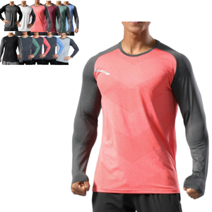 Camiseta Deportiva para Hombre, para Gimnasio, Entrenamiento, Transpirable, de Tela de Lona, Corte Regular, Secado Rápido, para Fitness y Jogging - Product Image 1