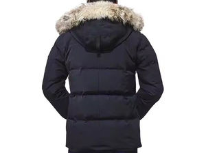 <b>Men</b> Winter Puffer <b>Jacket</b> High Quality Full Sleeve Puffer High Street <b>Jacket</b> Custom Wholesale Inner <b>Fur</b> Hoodie <b>Jacket</b> OEM - Product Image 4