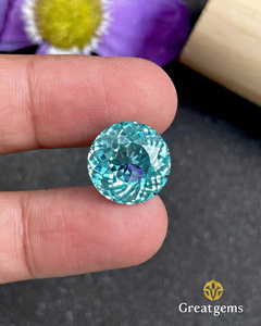 Pierres précieuses de grande qualité, tourmaline bleue Paraiba naturelle d'origine africaine, taille brillant, pierre précieuse de 2,5 carats, évaluation par un tiers, fabrication de bijoux - Product Image 2