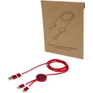 Cable USB 5 en 1 Personalizado Alasia para Artículos Promocionales - Product Image 1
