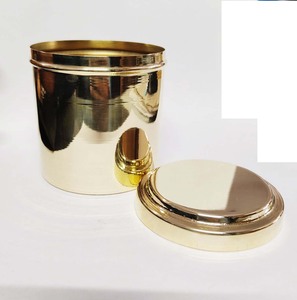 Moderna Caja de Regalo Redonda de Metal con Diseño Floral para Regalos de Ramadán, Recuerdos de Boda, Frutos Secos, Chocolate y Dulces - Product Image 5