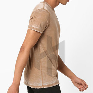 Service OEM T-shirts délavés à l'acide sur mesure Vente en gros T-shirts délavés à l'acide pour hommes légers à vendre - Product Image 2
