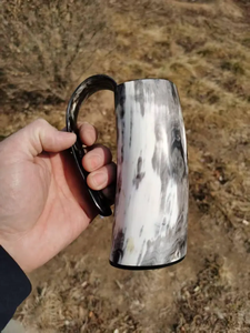 Tazas de cuerno de búfalo de la mejor calidad, jarra de cuerno vikingo de estilo Animal para fiesta en Club, cerveza hecha a mano por Crescent Crafts - Product Image 4