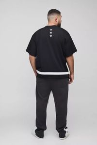 ชุดวอร์มแบบสวมหัวสำหรับผู้ชายเสื้อสเวตเตอร์ผ้าตาข่ายโอเวอร์ไซส์สำหรับผู้ชายชุดวอร์มแบบลำลองระบายอากาศและใส่สบาย - Product Image 2