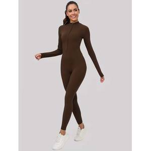 Body de Mujer Elegante, Elástico, sin Mangas, de una Pieza, con Cuello Redondo, Estampado Sólido, para Primavera y Verano, Ajustado y sin Costuras - Product Image 4